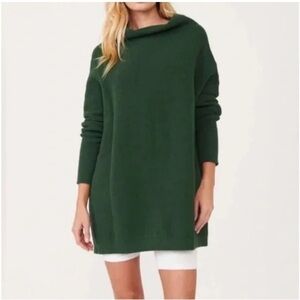 Free people green ottoman slouchy tunic XS